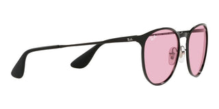 Ray-Ban ERIKA METAL RB 3539 EVOLVE LENSES women Black Round Sunglasses