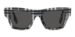 Burberry ERNEST BE 4360 men Black Geometric Sunglasses