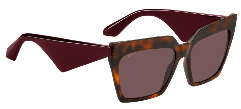 Etro エトロ サングラス ETRO 0062/F/S 08686 Havana ボールドなラインと繊細なペイズリー柄で魅了するエトロ──夏が