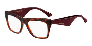 Etro Etro 0007 Unisex Havana Butterfly Eyeglasses