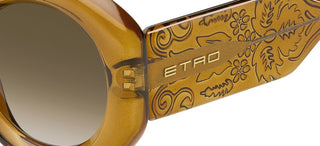 Etro ETRO 0016/G/S women Yellow Round Sunglasses
