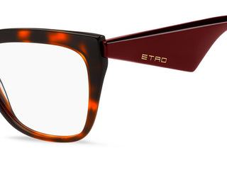 Etro Etro 0048 Women Havana Butterfly Eyeglasses