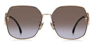 Etro ETRO 0071/F/S women Gold Oversize Sunglasses