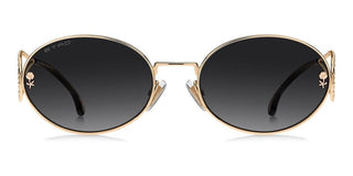 Etro ETRO 0106/S women Gold Oval Sunglasses