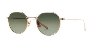 GARRETT LEIGHT EUREKA M SUN unisex Gold Round Sunglasses