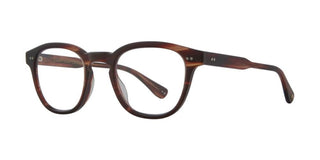 GARRETT LEIGHT EVAN unisex Havana Squared Eyeglasses