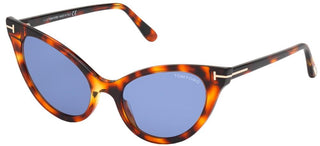 Tom Ford EVELYN-02 FT 0820 women Havana Cat Eye Sunglasses