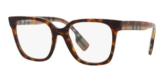Burberry EVELYN BE 2347 women Havana Squared Eyeglasses