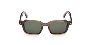 Tom Ford EZRA-02 FT 1359 unisex Brown Geometric Sunglasses