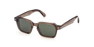 Tom Ford EZRA-02 FT 1359 unisex Brown Geometric Sunglasses