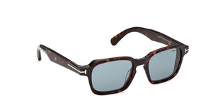 Tom Ford EZRA-02 FT 1359 unisex Havana Geometric Sunglasses