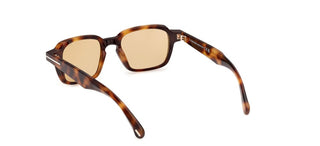 Tom Ford EZRA-02 FT 1359 unisex Havana Geometric Sunglasses