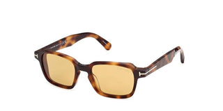 Tom Ford EZRA-02 FT 1359 unisex Havana Geometric Sunglasses