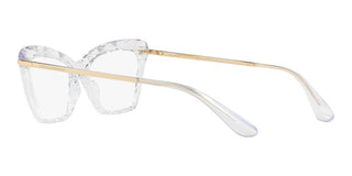 Dolce & Gabbana FACED STONES DG 5025 women Transparent Cat Eye Eyeglasses