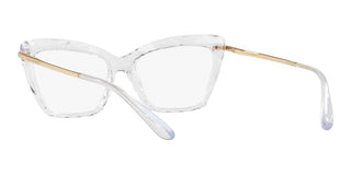 Dolce & Gabbana FACED STONES DG 5025 women Transparent Cat Eye Eyeglasses