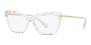 Dolce & Gabbana FACED STONES DG 5025 women Transparent Cat Eye Eyeglasses