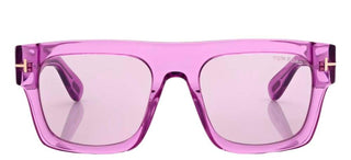 Tom Ford FAUSTO FT 0711 unisex Violet Geometric Sunglasses