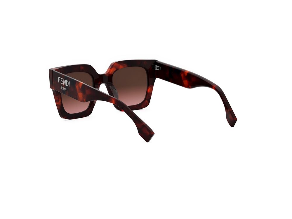 FENDI FE40101I women Havana Squared Sunglasses – Otticanet USA