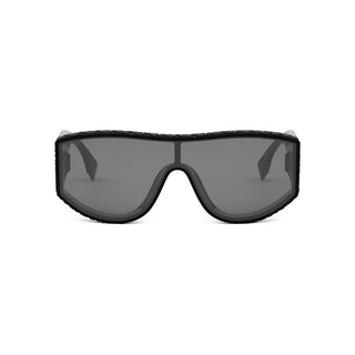 FENDI FE40128I men Black Shield Sunglasses