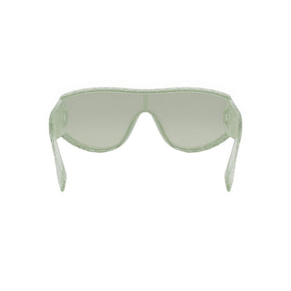 FENDI FE40128I men Green Shield Sunglasses