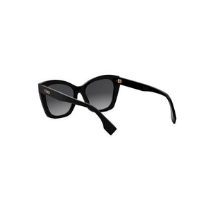 FENDI FE40151I women Black Squared Sunglasses