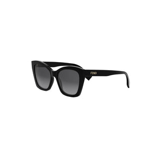FENDI FE40151I women Black Squared Sunglasses