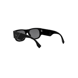 FENDI Fendi Diagonal FE40156I men Black Rectangle Sunglasses