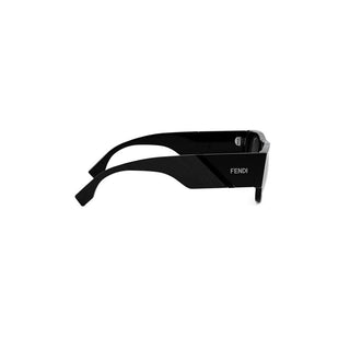 FENDI Fendi Diagonal FE40156I men Black Rectangle Sunglasses