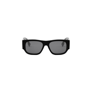 FENDI Fendi Diagonal FE40156I men Black Rectangle Sunglasses