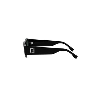 FENDI FF Squared FE40158I men Black Oval Sunglasses