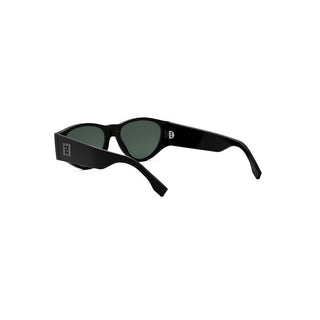 FENDI FF Squared FE40158I men Black Oval Sunglasses