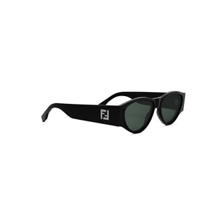 FENDI FF Squared FE40158I men Black Oval Sunglasses