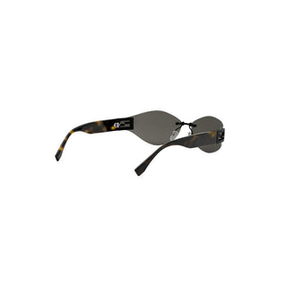FENDI Baguette FE40159U women Black Geometric Sunglasses