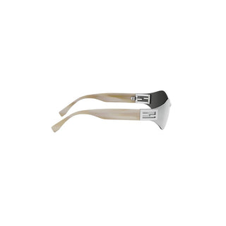 FENDI Baguette FE40159U women Silver Geometric Sunglasses