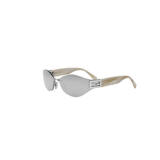 FENDI Baguette FE40159U women Silver Geometric Sunglasses