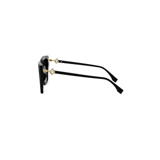 FENDI FF Diamonds FE40161I women Black Squared Sunglasses