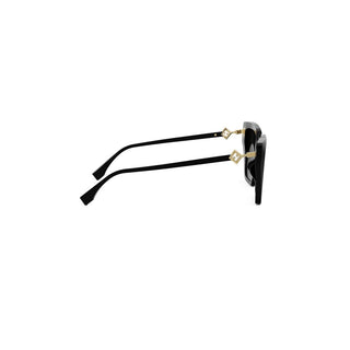 FENDI FF Diamonds FE40161I women Black Squared Sunglasses