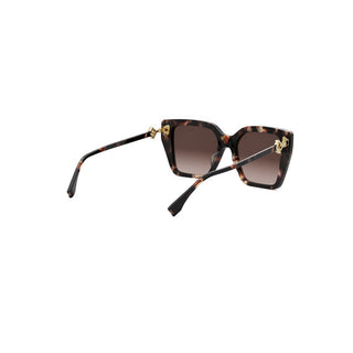 FENDI FF Diamonds FE40161I women Havana Squared Sunglasses