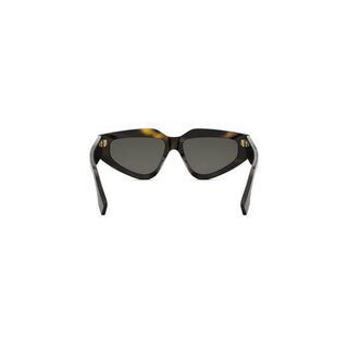 FENDI Fendi Roma FE40163U women Havana Geometric Sunglasses