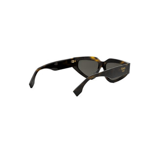 FENDI Fendi Roma FE40163U women Havana Geometric Sunglasses