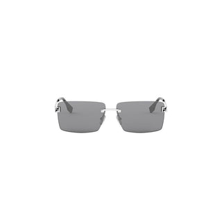 FENDI Fendi Sky FE40165U men Silver Rectangle Sunglasses