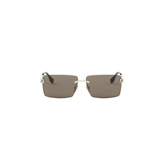 FENDI Fendi Sky FE40165U men Gold Rectangle Sunglasses