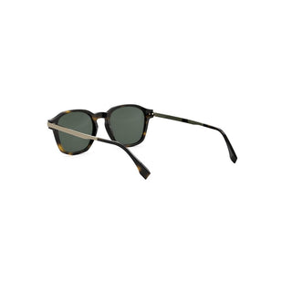 FENDI Fendi Essential FE40166I men Havana Squared Sunglasses
