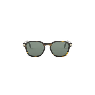 FENDI Fendi Essential FE40166I men Havana Squared Sunglasses