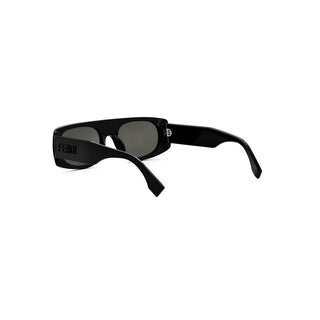 FENDI Fendi Signature FE40169I men Black Rectangle Sunglasses