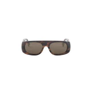 FENDI Fendi Signature FE40169I men Havana Rectangle Sunglasses