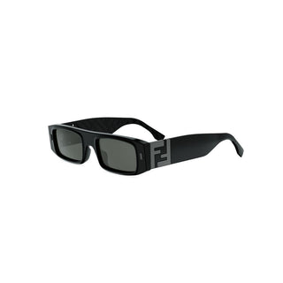 Fendi Ff Squared Fe40181i Women Black Rectangle Sunglasses