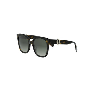 FENDI FF Diamonds FE40186I women Havana Butterfly Sunglasses