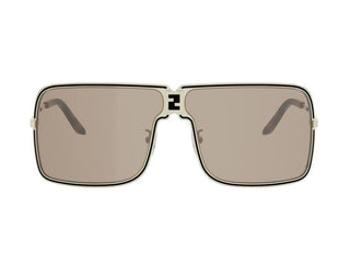 FENDI FENDINESS FE40195U unisex Gold Shield Sunglasses