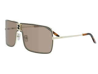 FENDI FENDINESS FE40195U unisex Gold Shield Sunglasses